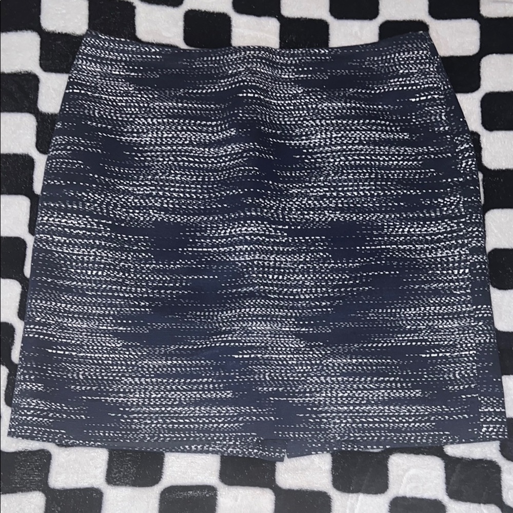 Jones New York Black and White Mini Skirt